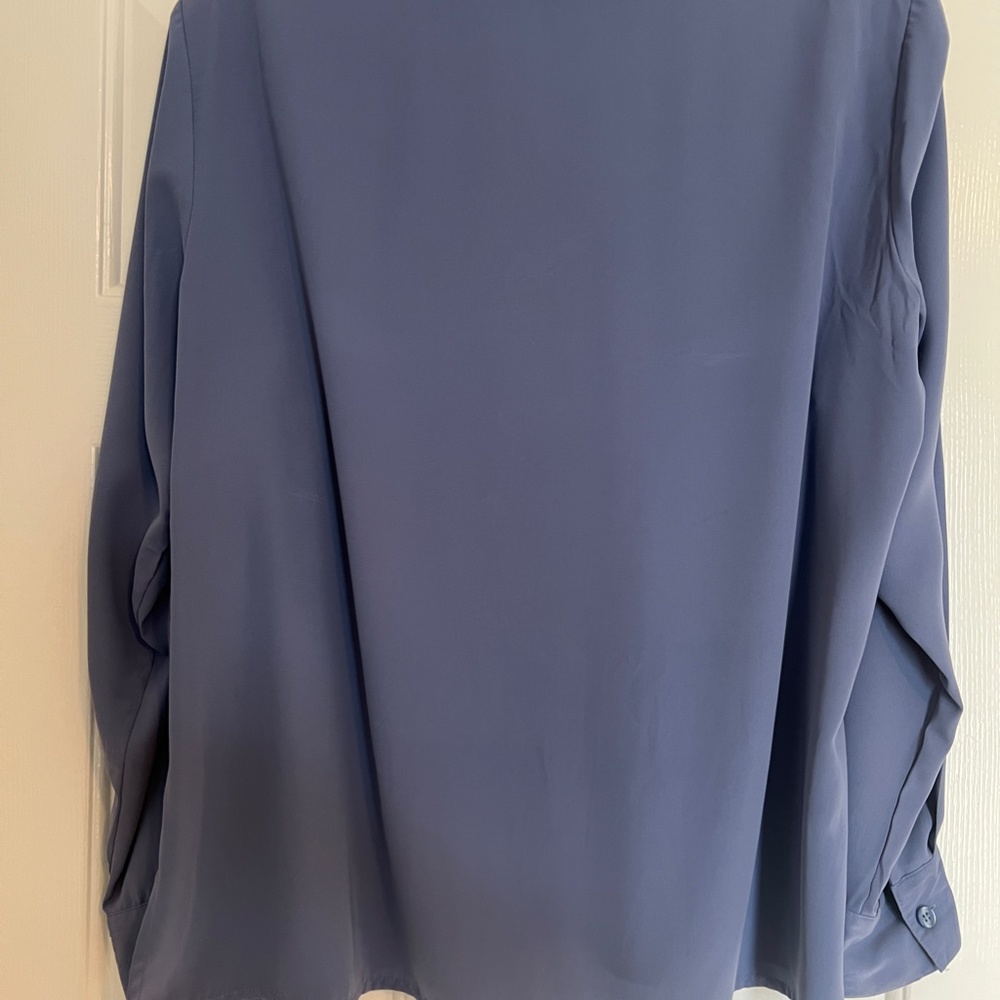Elementz Gorgeous Cornflower Blue Blouse - 1X - Picture 2 of 11
